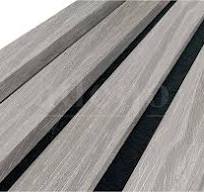 Adeqo Akoestische wandpanelen Grijs Eiken 300 x 60 cm 3 ...
