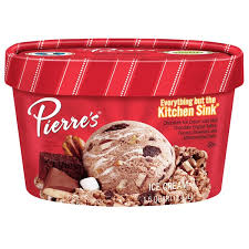 Kitchen sinks are not only bolted down, but connected to the plumbing. Pierre S Everything But The Kitchen Sink Chocolate Ice Cream With Milk Chocolate English Toffee Pecans Brownies And Marshmallow Swirl 48 Fl Oz Instacart