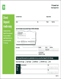 This article shows you what they are and how to utilize them effectively. Td Direct Deposit Form Fill Online Printable Fillable Blank Pdffiller