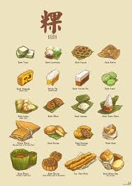 South East Asian Kueh Illustrations Seni Makanan Ilustrasi Illustration