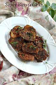 Spicy Eggplant Brinjal Fry Spicy Eggplant Eggplant Recipes Food