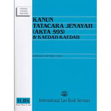 Akta kanun acara jenayah 1976 pdf. Kanun Tatacara Jenayah Akta 593 Hingga 10hb Mac 2021 Shopee Malaysia