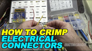 Materials played a major role in the development of societies. How To Crimp Electrical Connectors Youtube