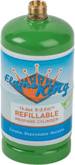 Guys who ice fish a ton can either go broke… or learn to refill them. Flame King Refillable Propane Cylinder 1 Lb Rei Co Op