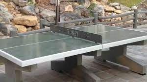 Give ping pong a whole new edge by taking away its existing ones and replacing it with the round ping pong table. Concrete Table Tennis Youtube