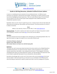 Maybe you would like to learn more about one of these? Guide To Writing Resumes Linkedin Profiles Amp Cover Letters Www Udel Edu Csc