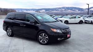 Epa mileage ratings 4 /fuel (6 speed automatic touring elite package) back to top. 2014 Honda Odyssey Touring Harmony Honda Black 17134a Kelowna Bc Youtube