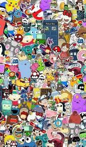 It's really a cool and interesting process to take a drawing made from pen or pencil and then become a popular culture icon. Tumblr Collage Cartoons Pop Art Wallpaper Art Wallpaper Iphone Wallpaper Iphone Disney