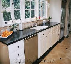 Kohler kitchen sinks come in a variety of styles designs and materials. Zimbabwe Absolute Black Granite Countertop From United States Stonecontact Com Black Kitchen Countertops Black Granite Countertops Countertops