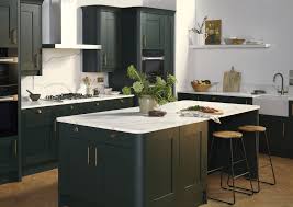 Here, jewel green is mixed with paler greens and combined with blues such as sky, cerulean, and sapphire. Country Living Kitchens Launch At Homebase Shop Now