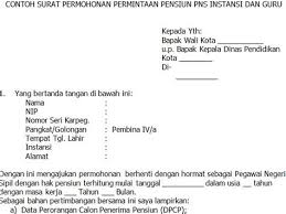 Peraturan wajib pensiun dini untuk karyawan swasta rajabpjscom 2019. Download Contoh Surat Permohonan Pensiun Karyawan Swasta Bagi