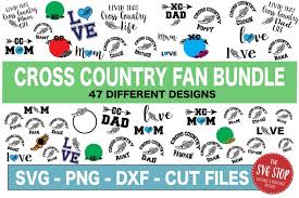 Bundle graphic cricut silhouette cutting file unicorn graphics scrapbooking craft file cliparts. Cross Country Svg Bundle Svg Png Dxf 231781 Svgs Design Bundles