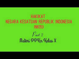 Otonomi daerah merupakan hak, wewenang, dan kewajiban daerah. Hakikat Nkri Ppkn Kelas X Part 2 Youtube