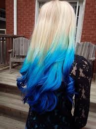 Yulia reznikov / getty images. Ombre Blonde Hair With Blue Tips Novocom Top
