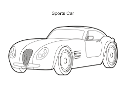 Boys will like this coloring page of a sports car with a spoiler and beautiful discs. 10 Car Coloring Sheets Sports Muscle Racing Cars And More All Esl