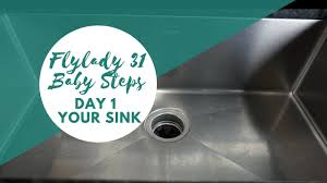 flylady 31 baby steps challenge day 1