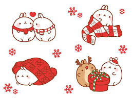 Tis The Season Molang Illustrazione Di Natale Coniglietti Fai Da Te E Hobby