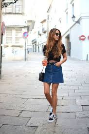 Denim Skirts For Women Denim Fashion Denim Skirt Outfits Fashion