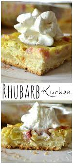 Rhubarb Kuchen Recipe Rhubarb Recipes Kuchen Recipe German Desserts
