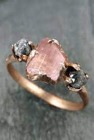 Funky And Fun Engagement Rings For The Modern Bride Wedding For 1000 Rose Gold Engagement Ring Vintage Rose Gold Engagement Ring Rose Gold Diamond Ring Engagement