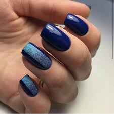 Professionally performed and navy blue nail polish designs pattern on nails can be done not only with the help of brushes, but also with the help of dots. 60 Simple Acrylic Coffin Nails Designs Ideas For 2019 Blue Nail Designs Navy Blue Nails Dark Blue Nails