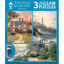 Maybe you would like to learn more about one of these? Ceaco 3 In 1 Multipack Thomas Kinkade A New Day Dawn 3 In 1 Multipack Jigsaw Puzzle Walmart Com Walmart Com