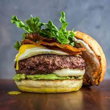 Add An Egg To A Juicy Lucy Burger And It Becomes Life Altering Breakfast Burger Juicy Lucy Burger Juicy Lucy