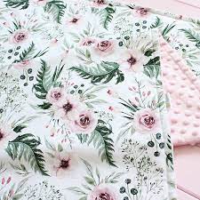 Zhukovatextile Shared A New Photo On Etsy Floral Baby Blanket Mermaid Baby Blanket Soft Baby Blankets