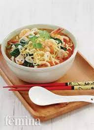 Seafood Ramen Kuah Tom Yam Makan Malam Resep Masakan Asia Resep Masakan Indonesia