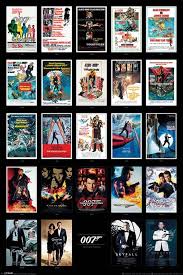 College students girly teenagers scrapbook lovers fashionable girls and guys fans of the movies excellent for: Amazon Com Pyramid America James Bond 007 Spy Film Movie Series Franchise 24 Movies Collage Casino Spectre Cool Wall Decor Art Print Poster 24x36 Posters Prints