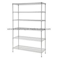 For optimal use in kitchens, pantries, utility. China 6 Layer Commercial Galvanized Food Storage Rack Adjustable Metal Shelving Units China Wire Shelf Wire Shelving