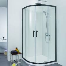 Zenith Black Round Front Sliding Door Shower Black Shower Doors Shower Doors Sliding Shower Door