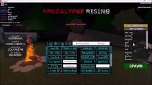 This document was last updated on october 27, 2016. Roblox Apocalypse Rising Spawn Gui With Aimbot All Badges And More Youtube