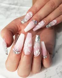 Coffin nails have been on the top of the list for a while now, but not everyone is aware of the fact that they have been in fashion for a lot longer than just a few years. Pink Winter Coffin Nails Nails Coffin Nails Coffin