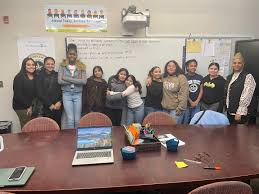 Girls at Bishop Woods School join together in the Young, the Beautiful  Movement to promote positivity and strength. #NHPS