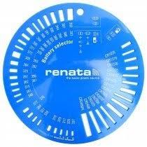 watch battery size measure gauge chart for watches repair