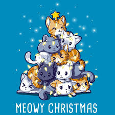 Teeturtle Quotes Xmas Cats Christmas Christmas Cats Cute Cartoon Cat Drawing