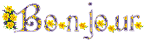 Bonjour | Gifs pour Blogs