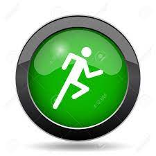 Basically, i need to run to it by carrying the core. Running Man Icon Green Website Button On White Background Stock Photo Picture And Royalty Free Image Image 67508247