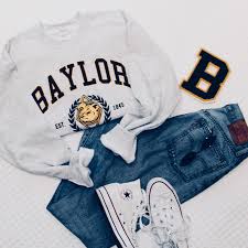 Baylor College Outfit College Outfits Baylor Outfits College Sweatshirt Outfit