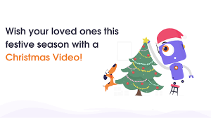 Use a template to make an animated christmas card in no time at all! 1 Christmas Video Maker Create Your Video Greeting For Free