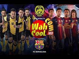 Barcelona's final game of their. Barcelona Vs Malaysia 3 1 Training Crazy Fans Attack Goals Highlights Youtube