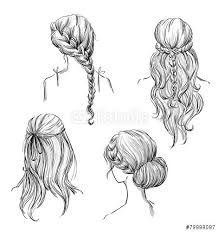 Drawing Hairstyles Profile Google Search Hair Illustration Girl Hair Drawing How To Draw Hair