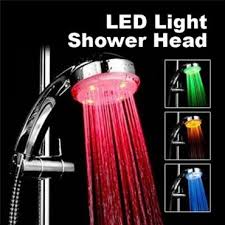 Led Shower Head Fun Illuminated Accessory Gift For Showers Led Shower Head Shower Heads Shower Lighting