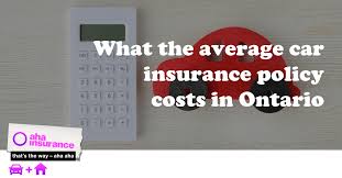What S The Average Cost For A Car Insurance Policy In Ontario