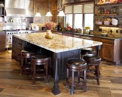 Adding additional leaves to the surface allows for more seating and workspace area. Buy Rustic Kitchen Island With Seating Off 58