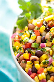 Pour the dressing and mix, serve. Mexican Corn And Bean Salad The Cafe Sucre Farine