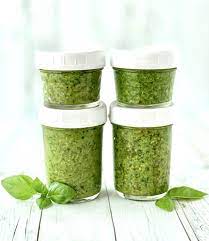 Simply make the recipe as instructed, then seal the pesto in an airtight container or freezer bag. How To Freeze Pesto In Glass Jars Or Ice Cube Trays The Frugal Girls