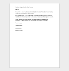 It should contain a short message to gently remind the customer that payment is past due. Contract Request Letter Format Sample Letters