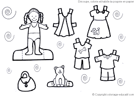 B Loves Clothes Moldes De Desenhos Bonecos De Papel Paginas Para Colorir